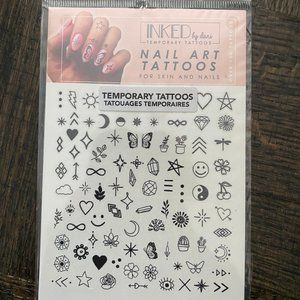 FREE WITH PURCHASE: INKED by Dani Nail Art Tattoos - for skin and nails